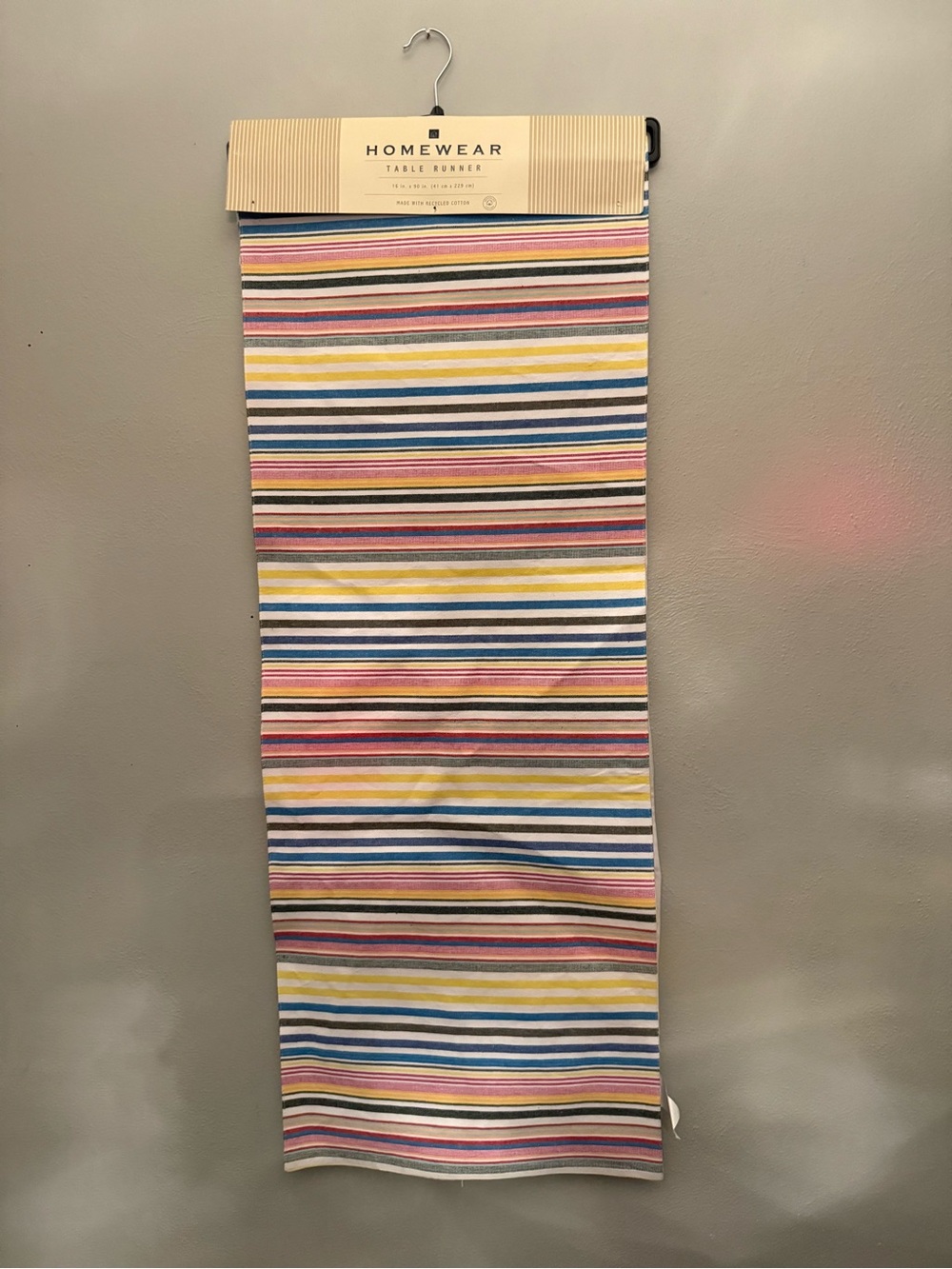 Multicolor Striped Table Runner - Bright Stripe